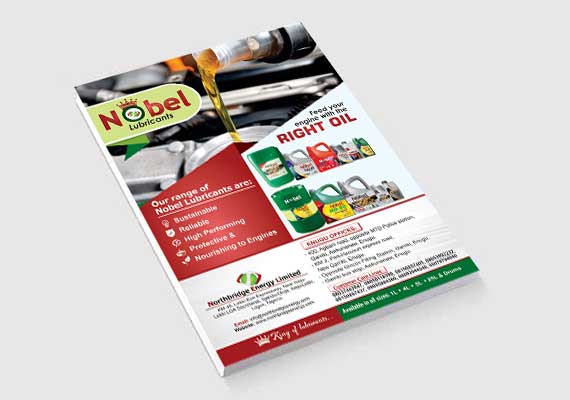 A5 full colour flyer design and print for Northbridge Energy Limited